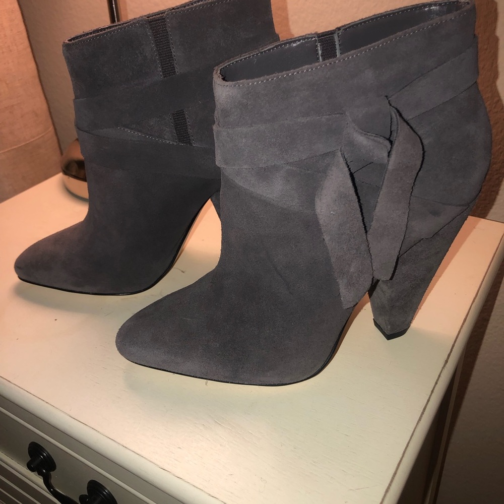 Gray Booties - Brand New